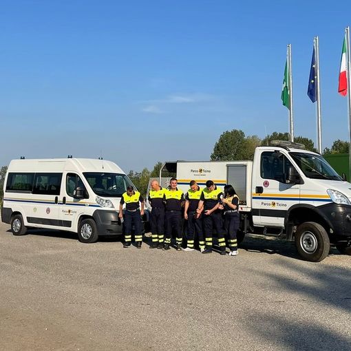 Lotta agli incendi boschivi in Sicilia: in campo anche i volontari del Parco del Ticino