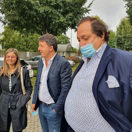 La visita di Matteo Renzi