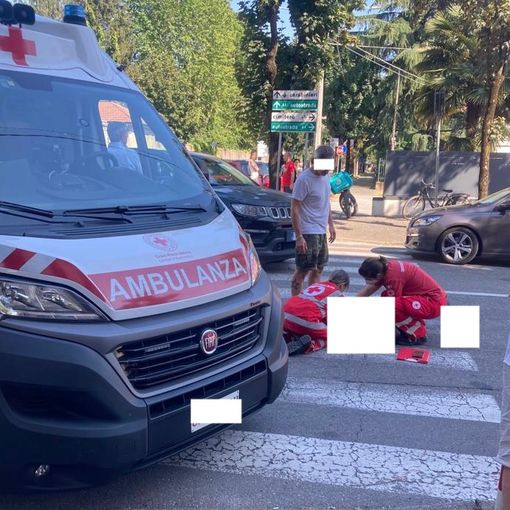 Incidente in viale Cadore, ferito un rider
