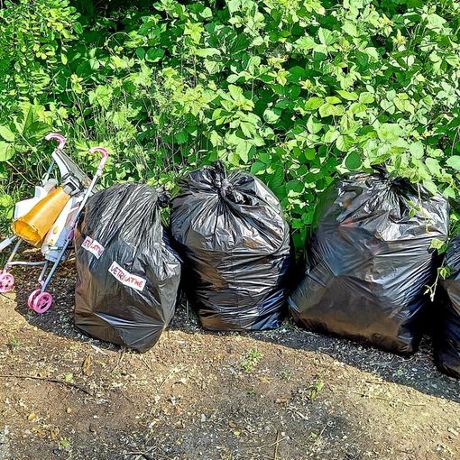Strade Pulite, attorno a Malpensa recuperati plastica, un passeggino e... bottiglie di urina