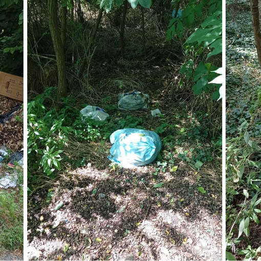 FOTO. «Ma questa è una strada di Busto Arsizio o una discarica?». La protesta di un borsanese