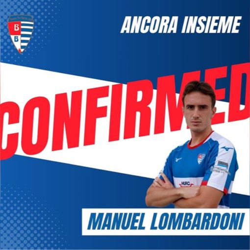 Lombardoni pronto al settimo anno consecutivo in biancoblu