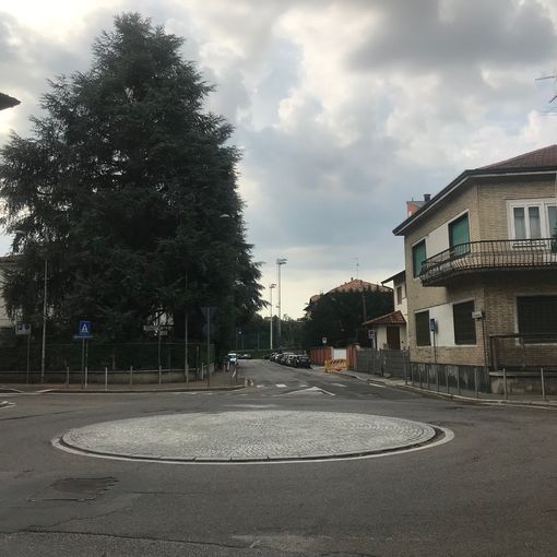 Rotatoria via Milano a Legnano