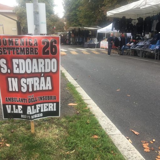 Busto, bancarelle a Sant'Edoardo: un altro viale è possibile