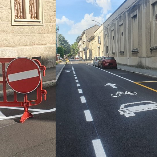 Busto, ecco il senso unico in via Galvani