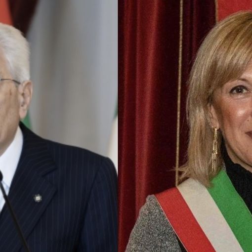 Quella fascia tricolore fino all'ultimo. L'omaggio del presidente Mattarella al sindaco Cerini