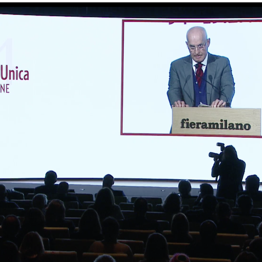 Sergio Tamborini alla recente inaugurazione di Milano Unica