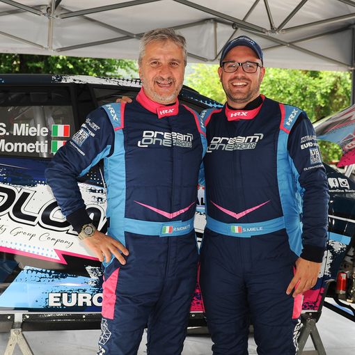 Simone Miele al via del Trofeo Italiano Rally