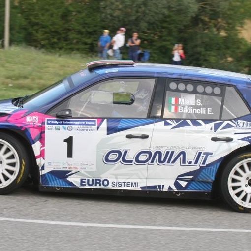 Simone Miele sulla Skoda Fabia R5