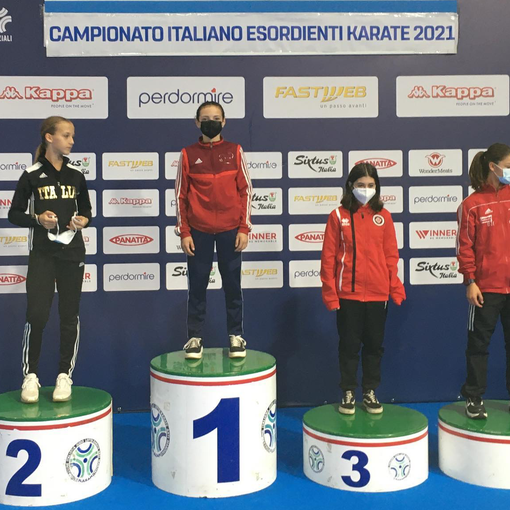 Karate, la solbiatese Sofia Zodda campionessa italiana esordienti di Kumite