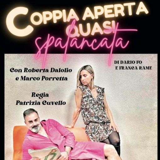 Olgiate: “Coppia aperta, quasi spalancata” al teatro Don Pino Ballabio