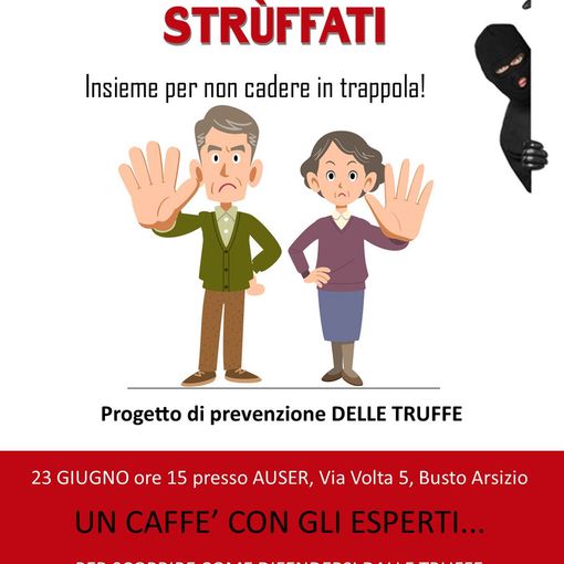 Un caffè contro le truffe: anziani mobilitati