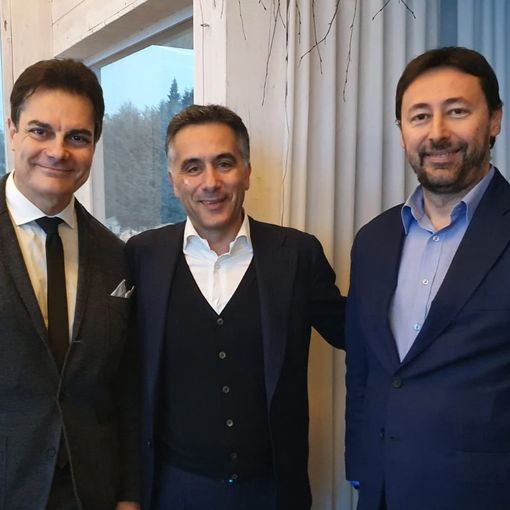 Da sinistra, Taldone, Salini e Longhini