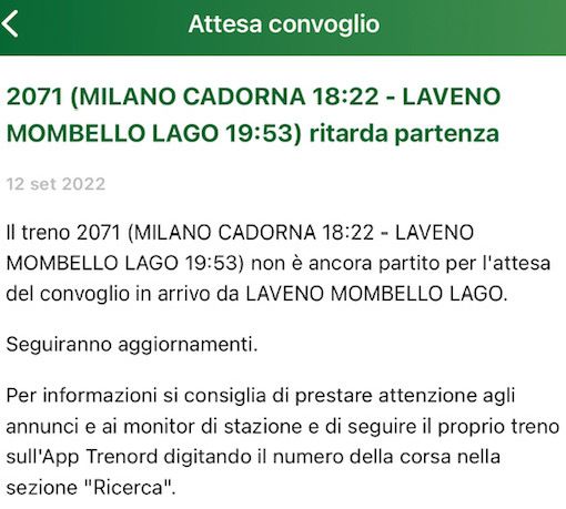 Succede ai pendolari Trenord...