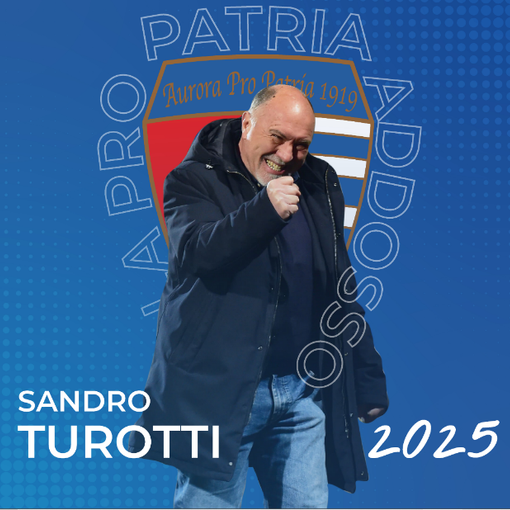 Turotti e Pro Patria insieme fino al 2025. “Decisivi” presidente e tifosi