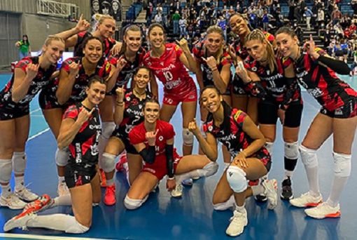 Uyba, buona la prima in Europa: 3-1 in Belgio