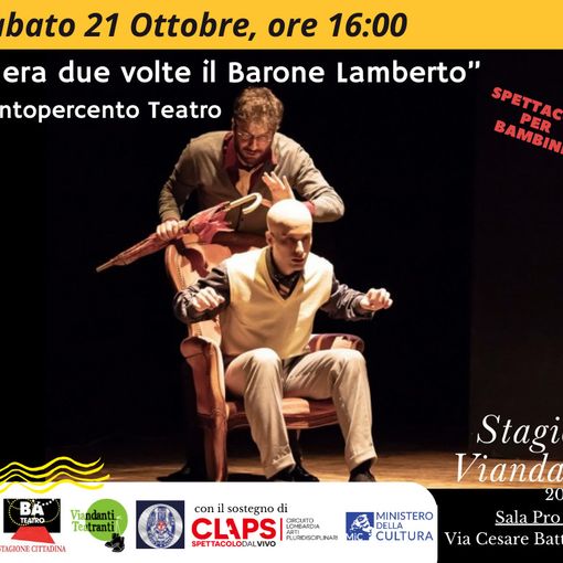Viandanti Teatranti, riprende la stagione dei bambini