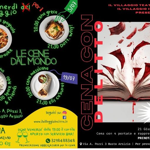 Ripartono “I venerdì PER Il Villaggio”