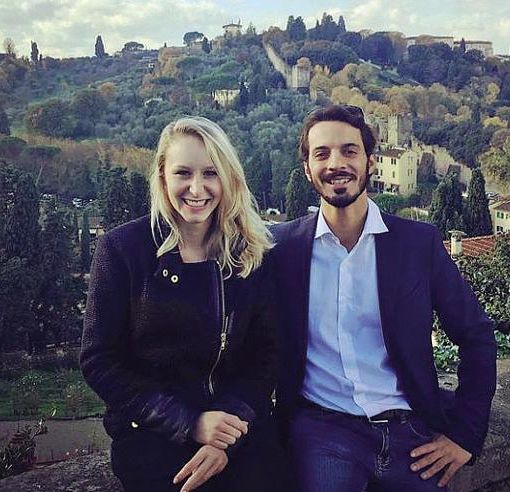 Vincenzo Sofo con la moglie, Marion Marechal Le Pen