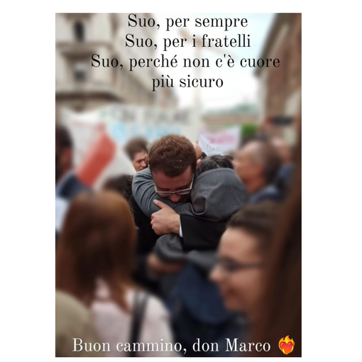 La bella foto postata da suor Chiara