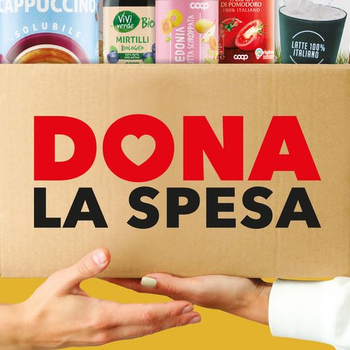 “Dona la spesa” il 14 ottobre nei negozi Coop. Si riempie il carrello della solidarietà