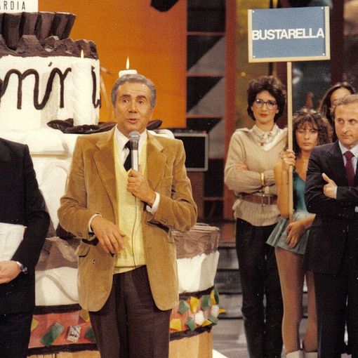 Renzo Villa, fondatore di Antennatre, con Enzo Tortora