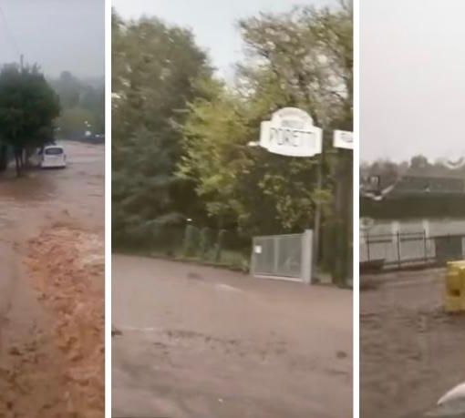 Tre immagini di quanto accaduto ieri a Olona