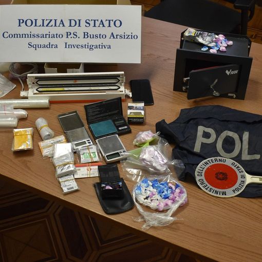 Il materiale sequestrato