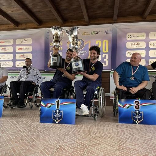 Due atleti premiati della Polha, una delle società paralimpiche più attive del territorio
