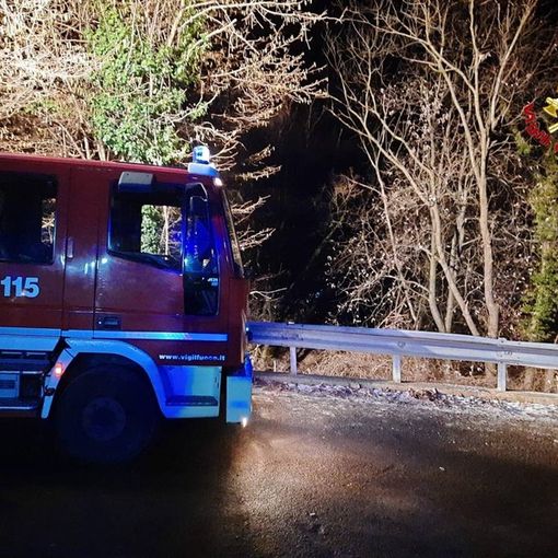 Il luogo dov'è stato rinvenuto ieri sera il cadavere dell'uomo a Castelveccana
