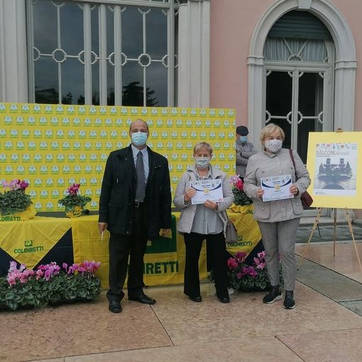 La premiazione dell'edizione 2020 di Balconi Fioriti
