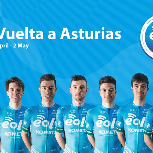 Eolo Kometa si prepara al Giro d'Italia con la Vueltina delle Asturie