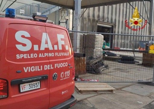 I soccorsi sul luogo dell'infortunio lo scorso 29 dicembre