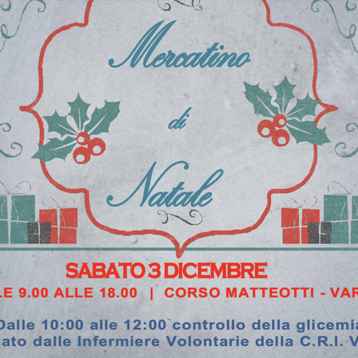 Torna il mercatino di Natale: un regalo per sostenere la Croce Rossa