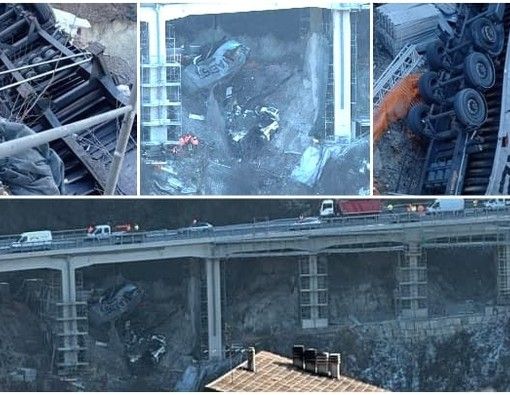 FOTO. Spaventoso incidente sulla A6, camion precipita da un viadotto: un ferito grave dopo un volo di 15 metri