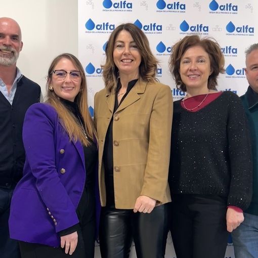 Nella foto, da sinistra: Marco Massetti, Chiara Izzo, Elena Alda Bardelli, Maria Angela Scivolo, Daniele De Franceschi