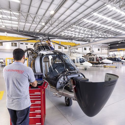 Il nuovo Centro Logistico di Leonardo in Brasile in una foto di Omar Paixao