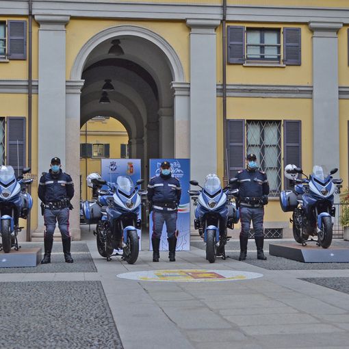 Quattro moto MV Agusta per la Polizia