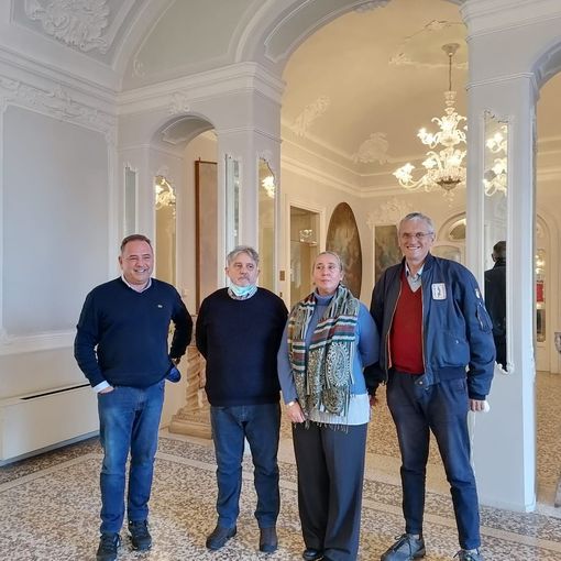 Da sinistra Marco Colombo, Marco Magrini, Marina Rovelli, Alessandro Paladini Molgora
