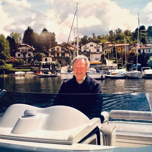 Enrico Brovelli in una foto tratta dalla pagina Facebook della Pro Loco Ranco