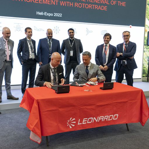 Leonardo e Rotortrade estendono collaborazione nel mercato degli elicotteri usati. Rinnovato l’accordo di distribuzione