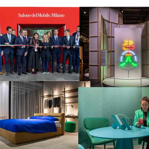 Alcuni momenti del Salone del Mobile ed Euroluce: foto per cortesia del Salone di Luca Fiammenghi, Alessandro Russotti, Andrea Mariani e Ruggero Scardigno