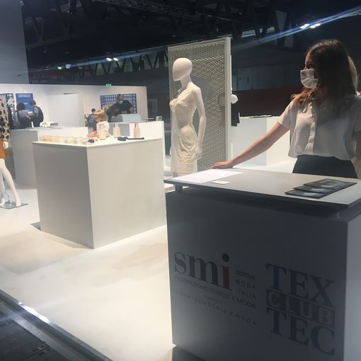 L'area di Sistema Moda Italia, dove ci si è concentrati sull'innovazione