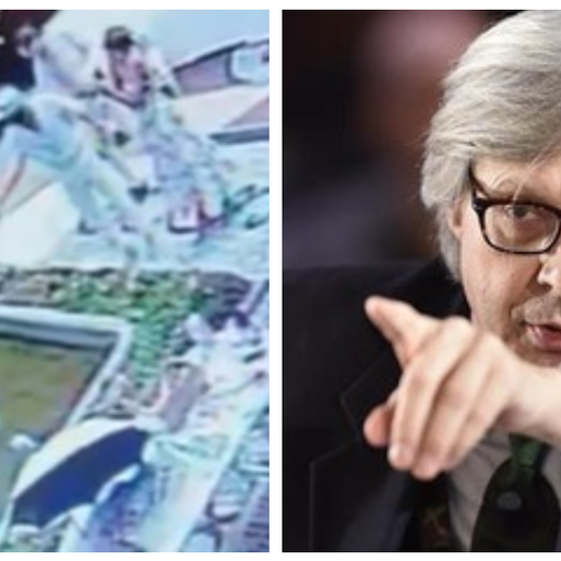 Statua di Butti distrutta a Viggiù, l'ira di Sgarbi: «Quei turisti influencer sono dei cogli... Devono pagare»