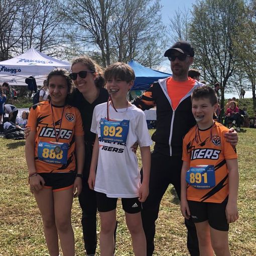 I ragazzi dell'Atletica Tigers di Tradate &quot;ruggiscono&quot; al Campionato nazionale di corsa campestre del Csi