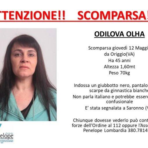 Appello per ritrovare Olga, 45enne ucraina scomparsa da 8 giorni. Ultimo avvistamento a Saronno