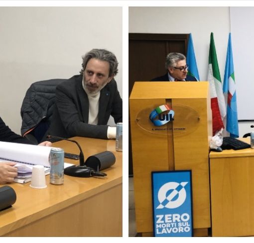 L'incontro alla Uil Lombardia con Majorino e Fontana (il 2 febbraio sarà la volta di Letizia Moratti)