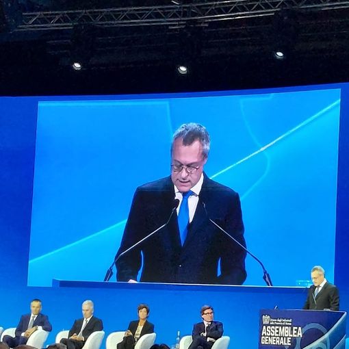 VIDEO. Il presidente di Confindustria Bonomi all'assemblea di Univa: «Senza industria non c'è l'Italia»