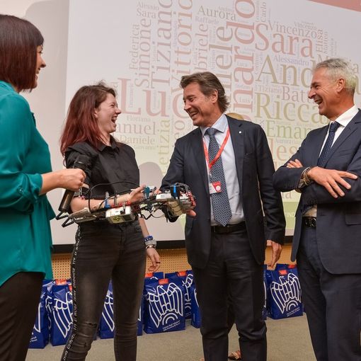 Una premiazione di Generazione d'Industria degli scorsi anni