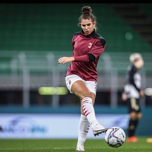 Valentina Bergamaschi, colonna del Milan e della Nazionale (foto d'archivio - Facebook Valentina Bergamaschi/Ac Milan)
